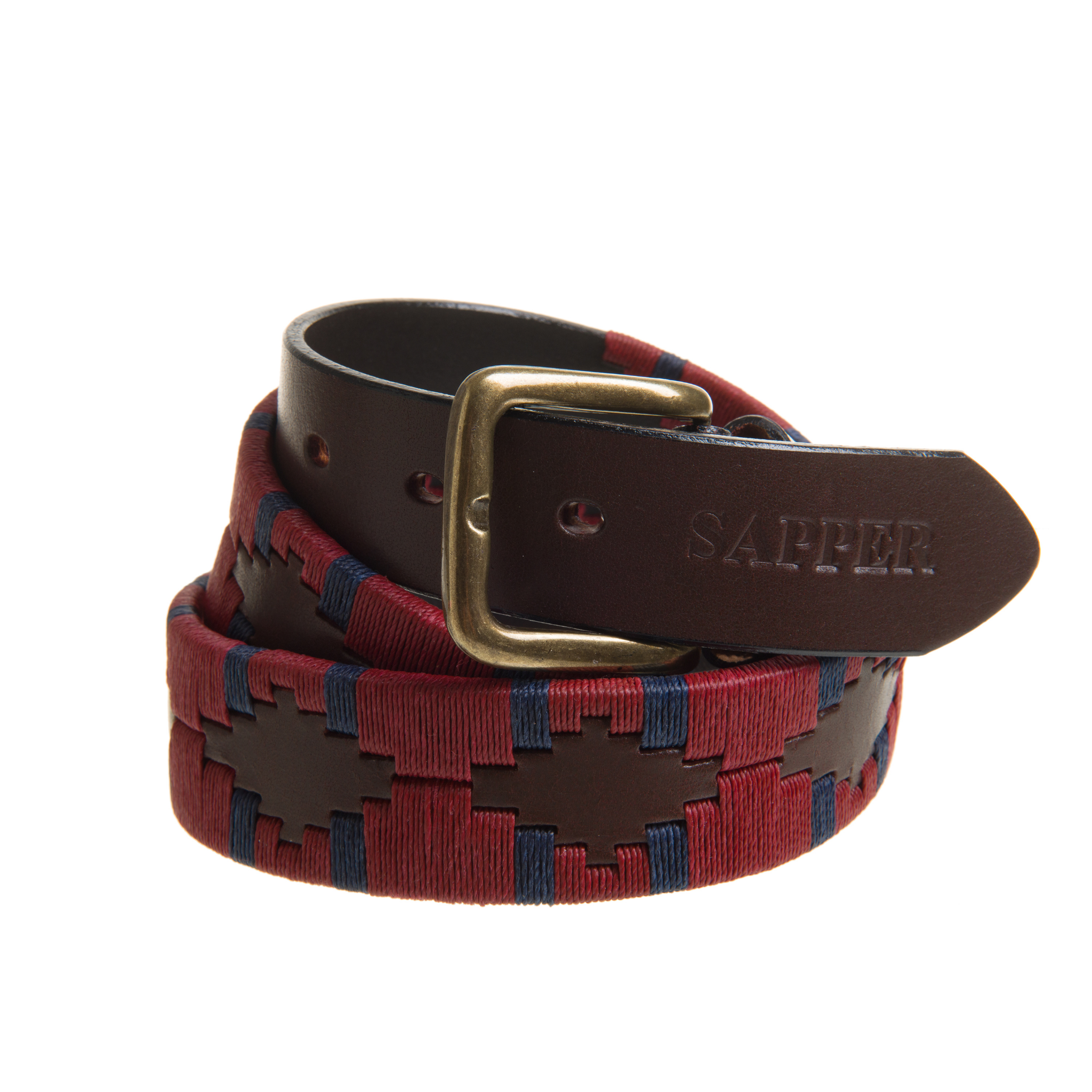 ROYAL ENGINEERS LEATHER POLO BELT