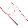 Close-up of the red Country Direct County Lunge Whip.