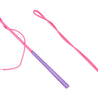 Close-up of the Country Direct County Lunge Whip in pink.