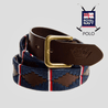 The Country Direct & Pampeano Royal Navy Polo Association Leather Polo Belt.